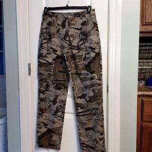 Under Armour Women's Camouflage Cargo Pants - Brown and Gray